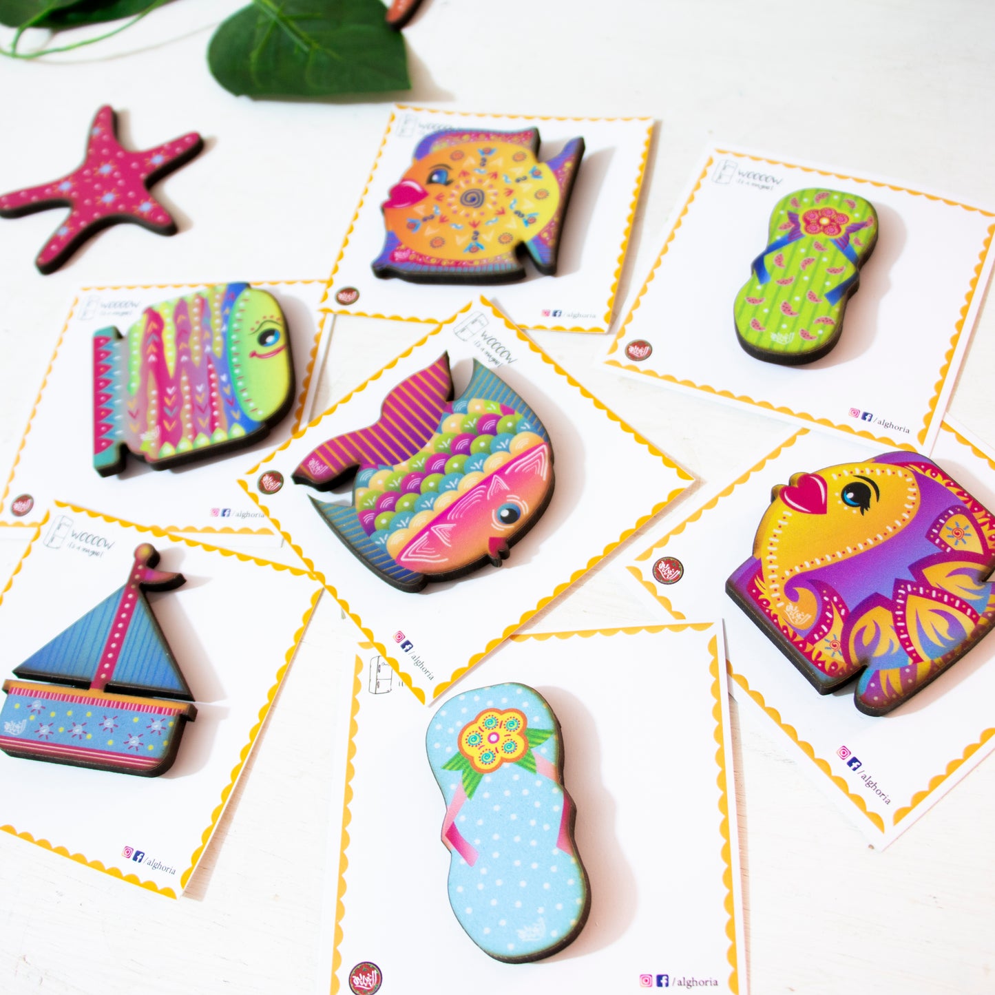 Summer Vibes Fridge Magnet