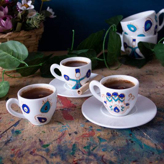 Blue Eyes Coffee Cup