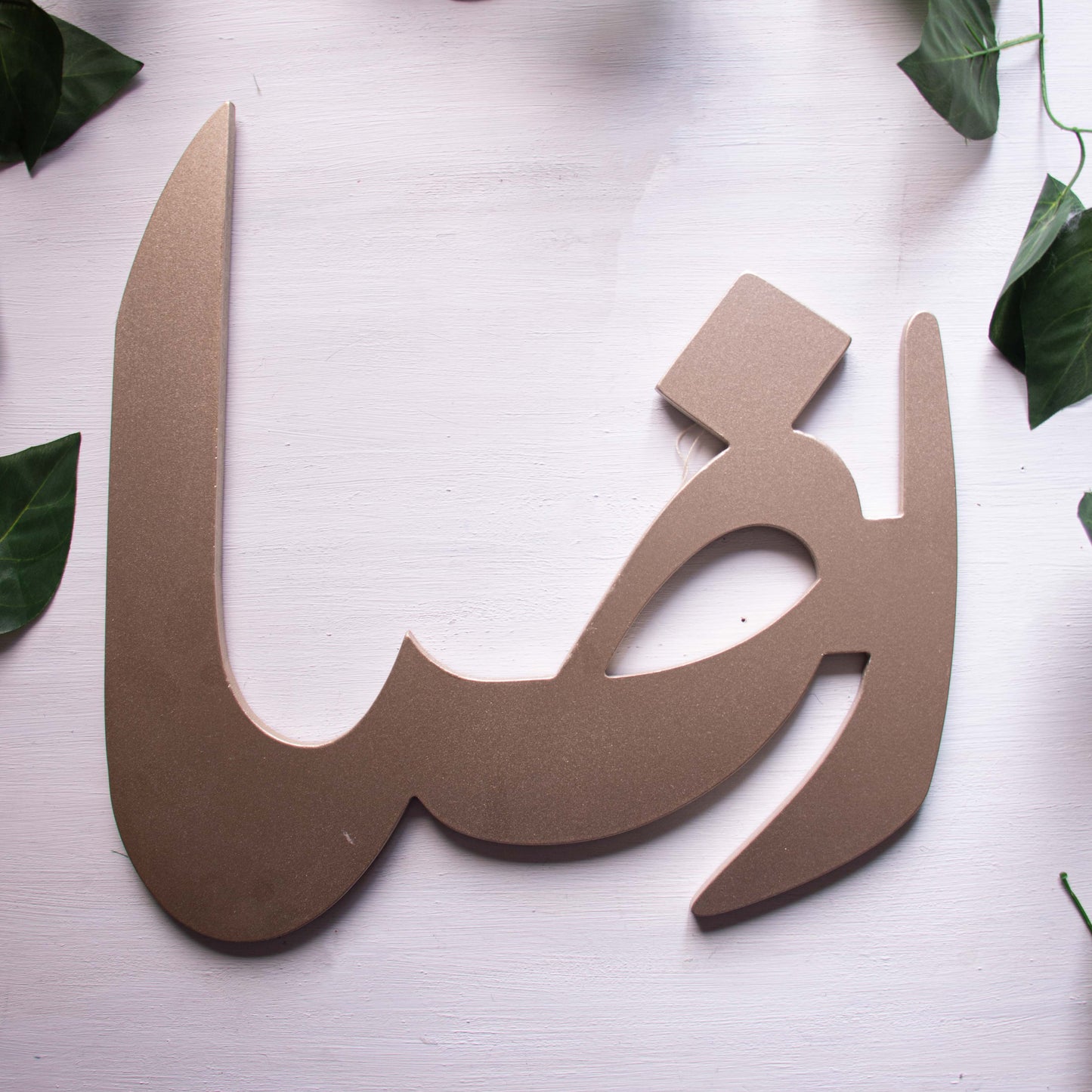 Arabic Hanging Words رضا