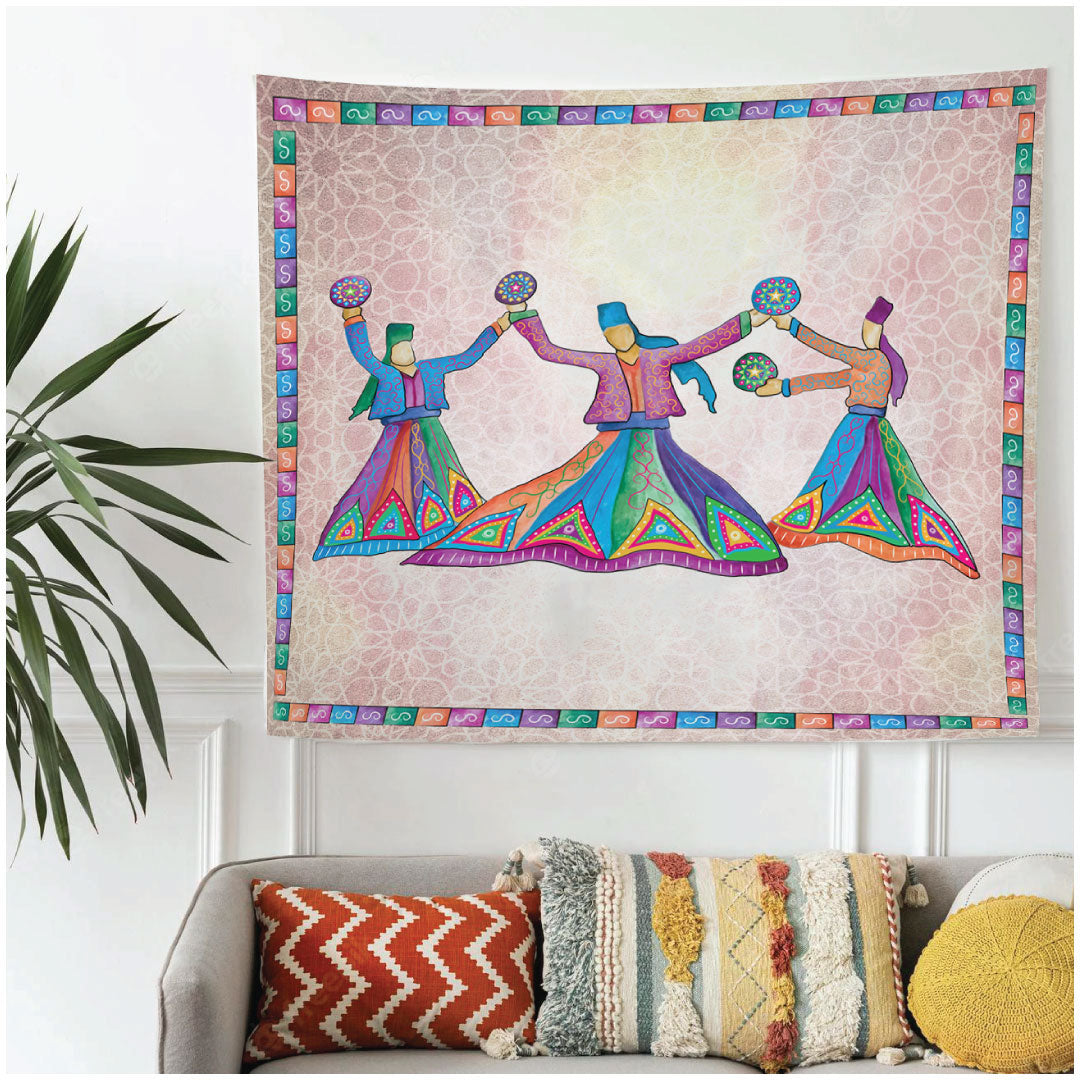 Tanoura Show Wall Tapestry