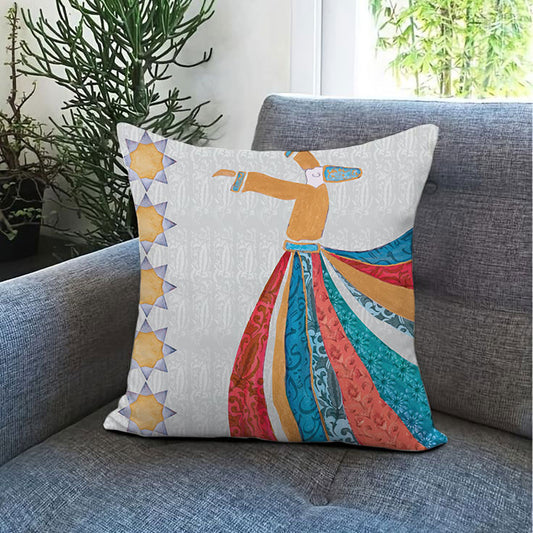 Tanoura Dancing Show Cushion Cover