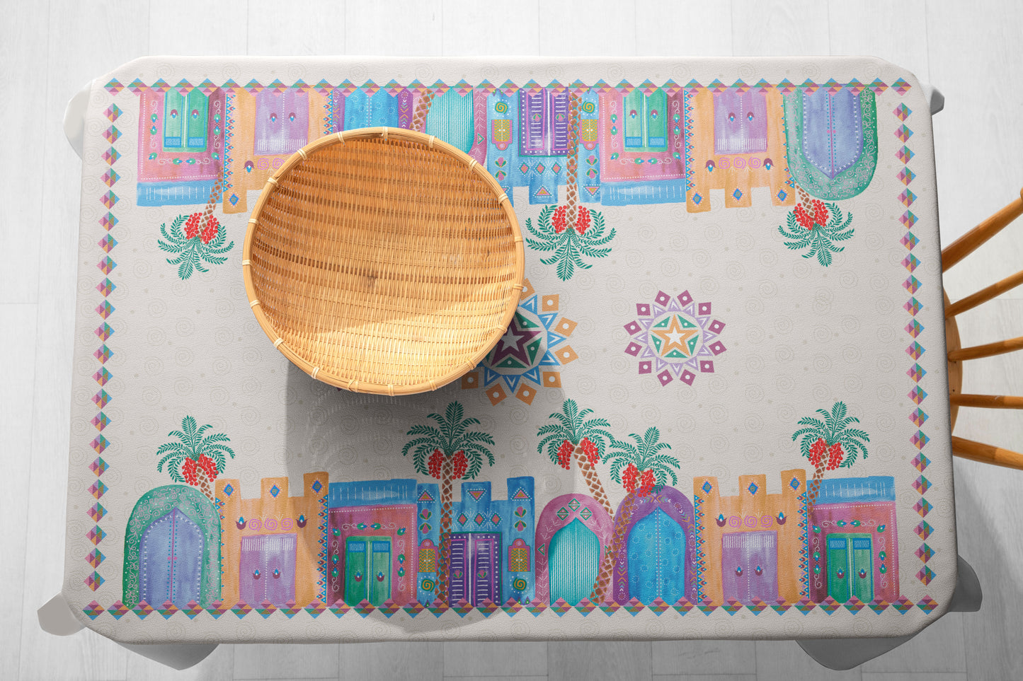 Nubian Village Tablecloth