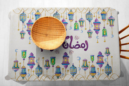 Fawanes and Ramadan Kareem Tablecloth