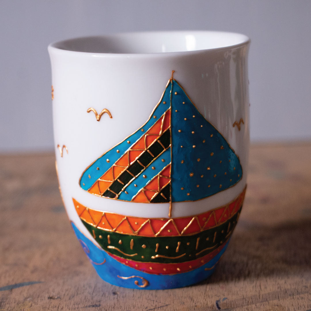 Boat & Fish Mug