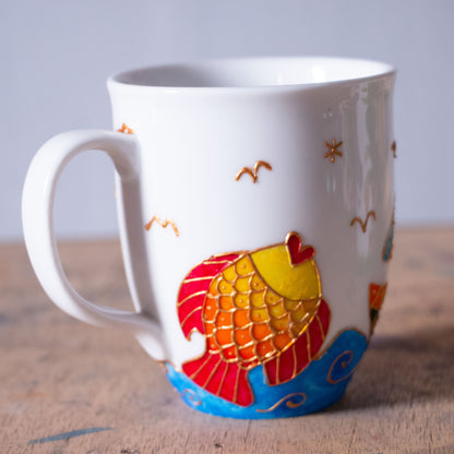 Boat & Fish Mug