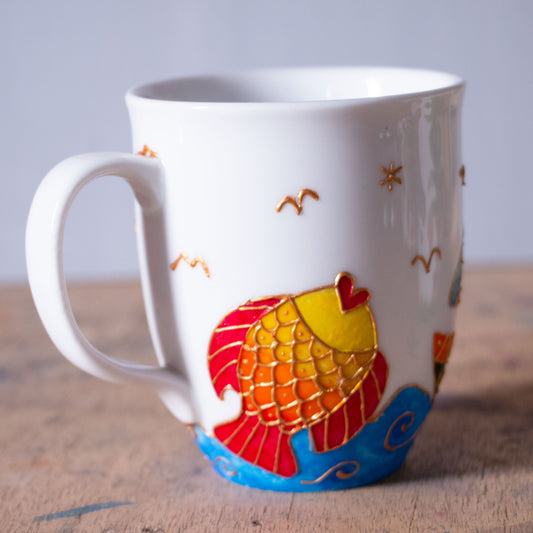 Boat & Fish Mug