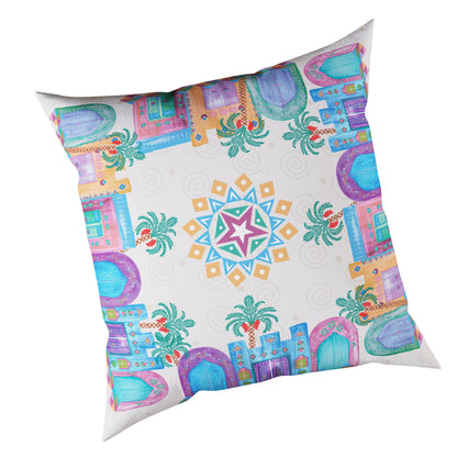 Nubian Village Cushion Cover
