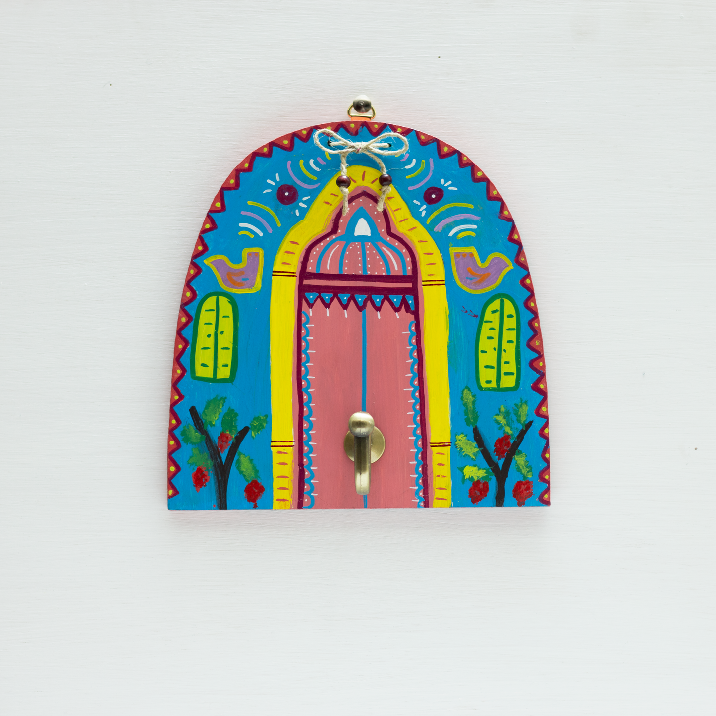 Nubian Houses Key Holder