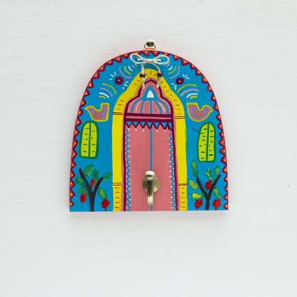 Nubian Houses Key Holder