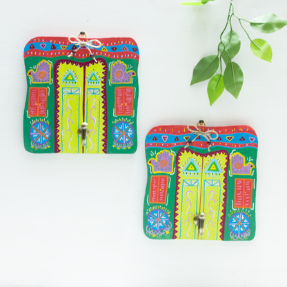Nubian Houses Key Holder