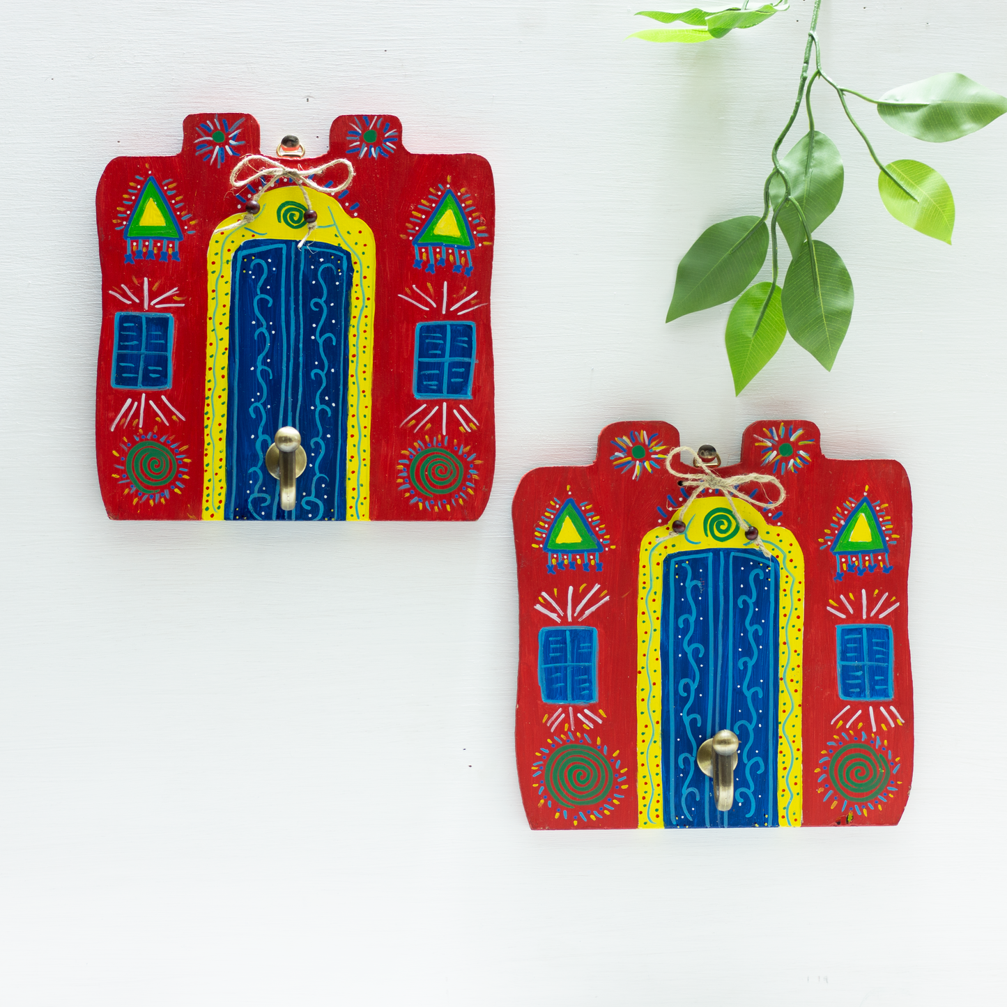 Nubian Houses Key Holder
