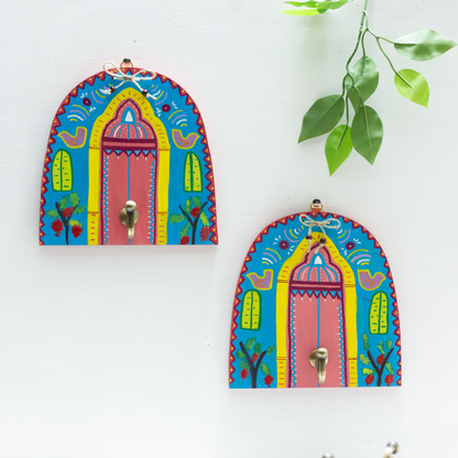 Nubian Houses Key Holder
