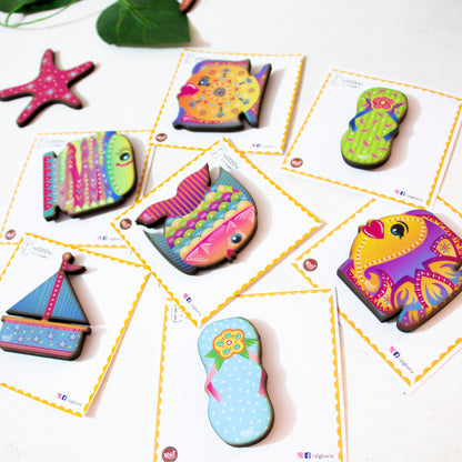 Summer Vibes Fridge Magnet