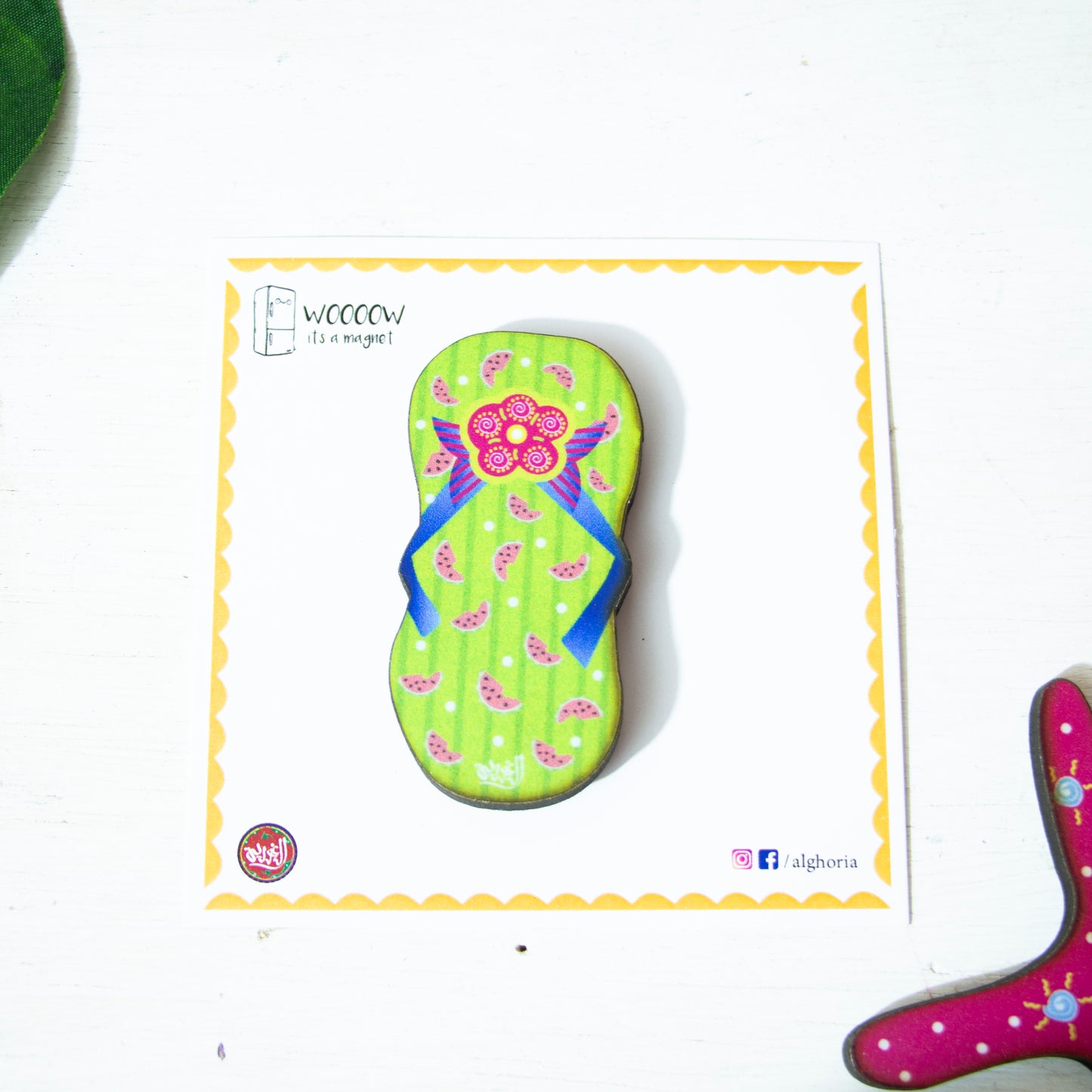 Summer Vibes Fridge Magnet