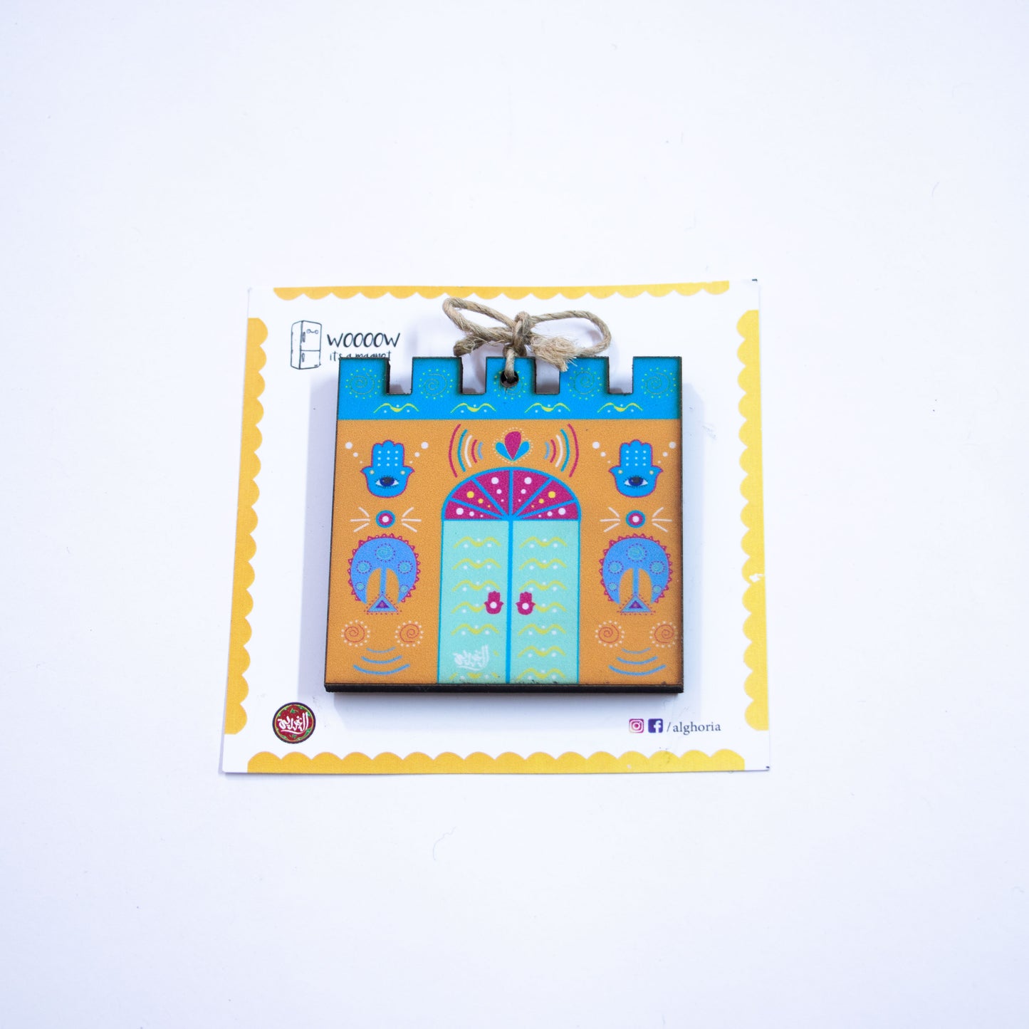 Nubian Houses Fridge Magnets