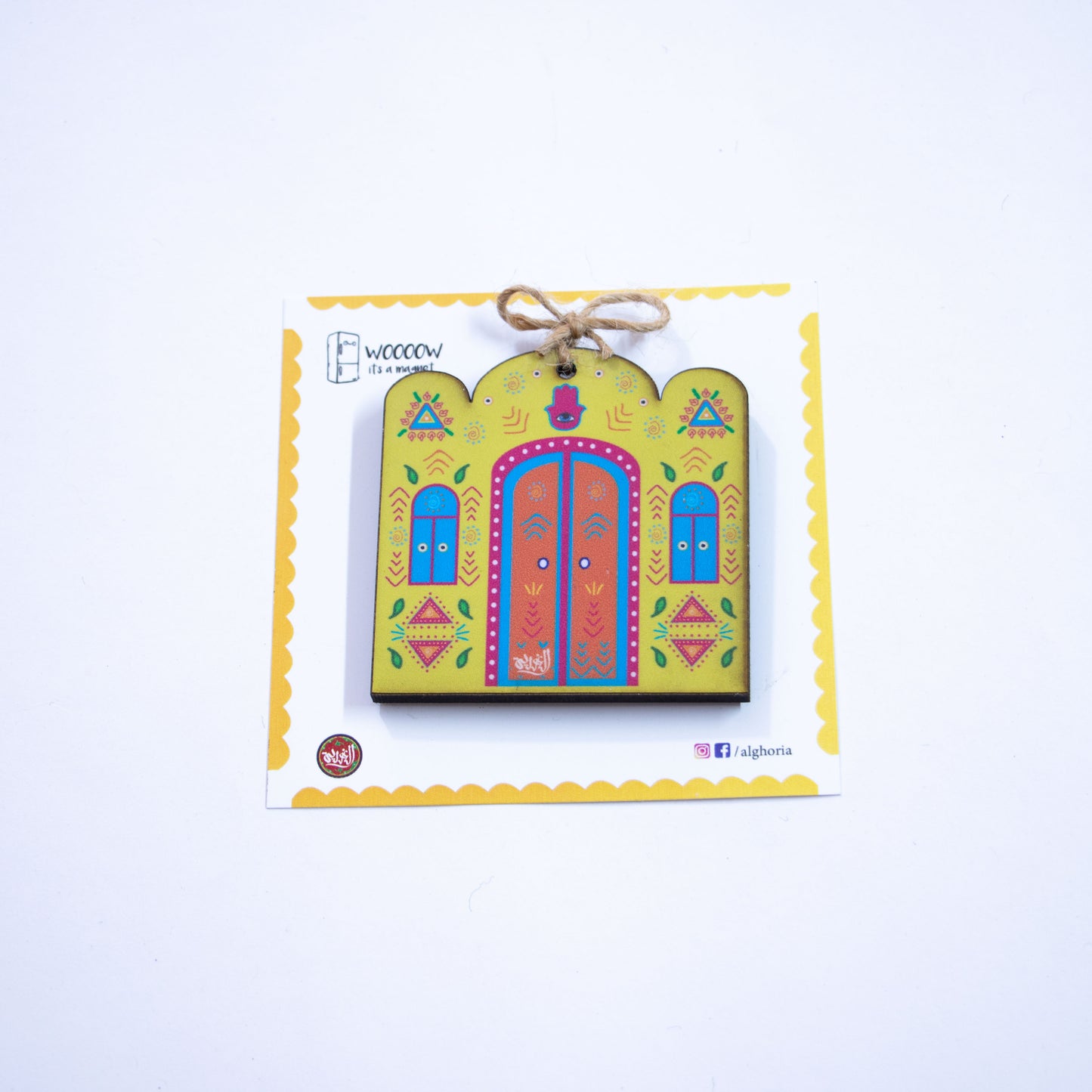 Nubian Houses Fridge Magnets
