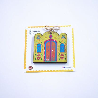 Nubian Houses Fridge Magnets
