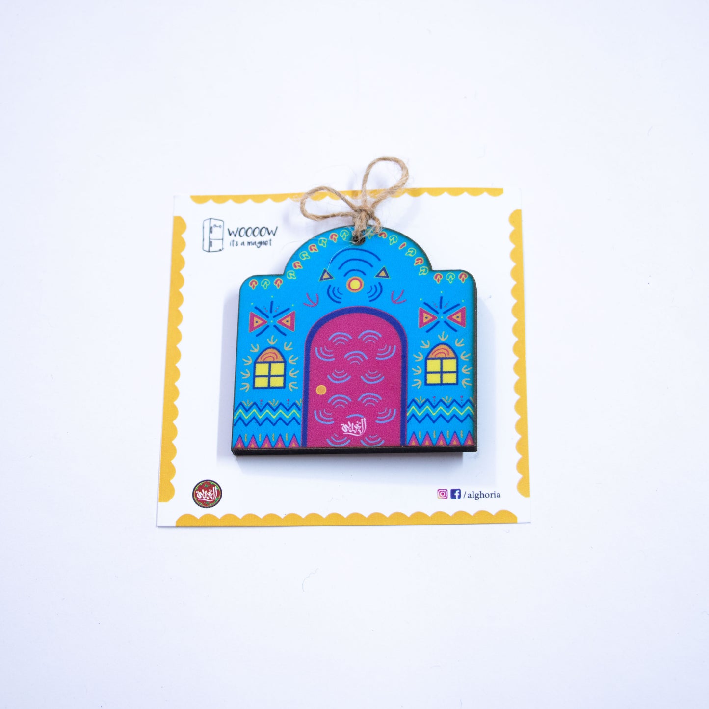 Nubian Houses Fridge Magnets
