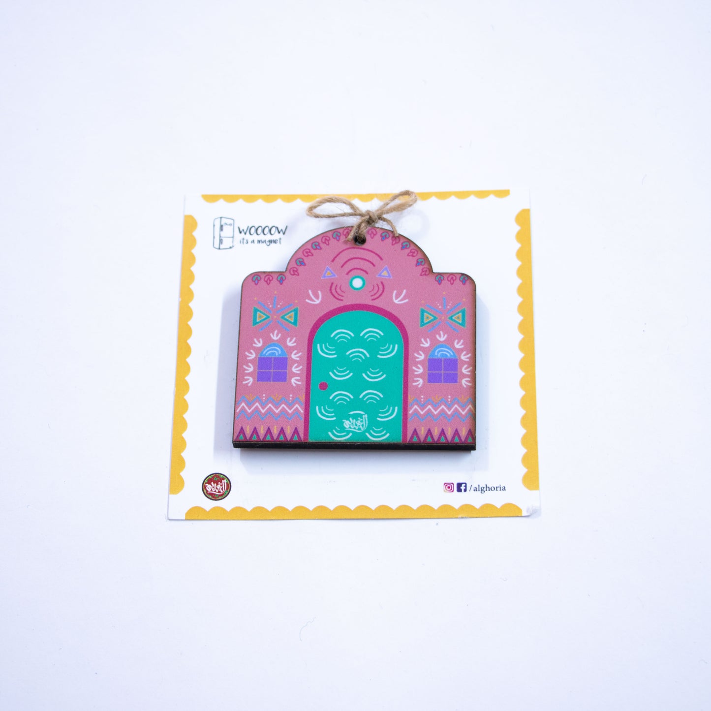 Nubian Houses Fridge Magnets