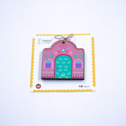 Nubian Houses Fridge Magnets