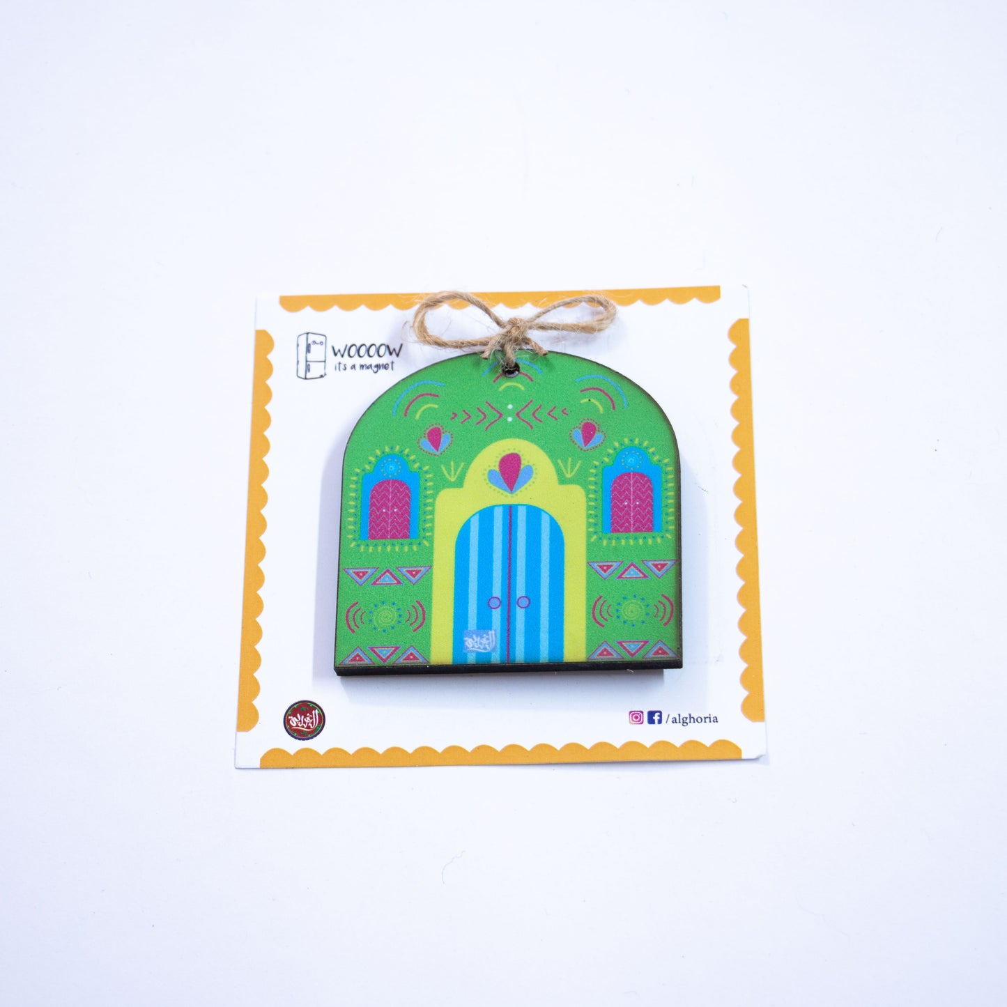 Nubian Houses Fridge Magnets