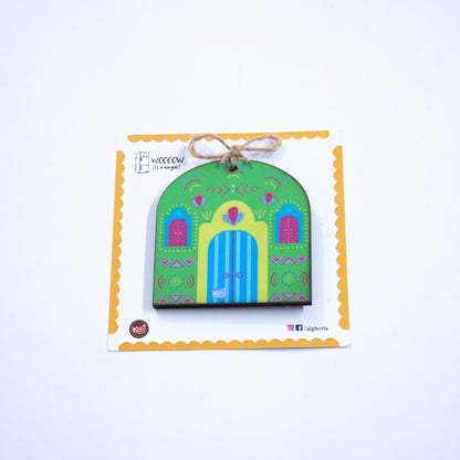 Nubian Houses Fridge Magnets