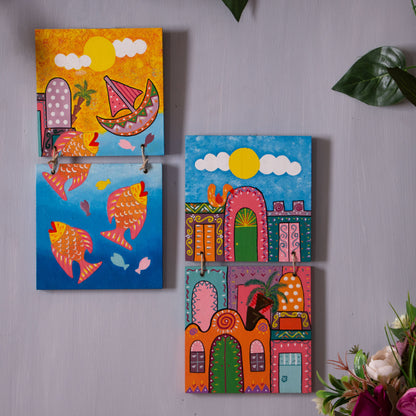 Nubian Village Wall Decor