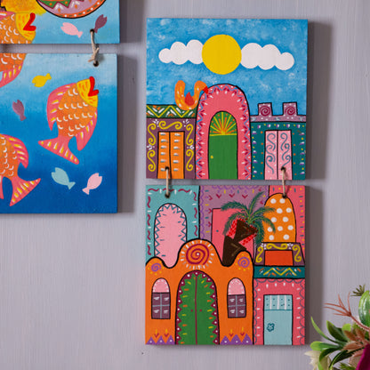 Nubian Village Wall Decor