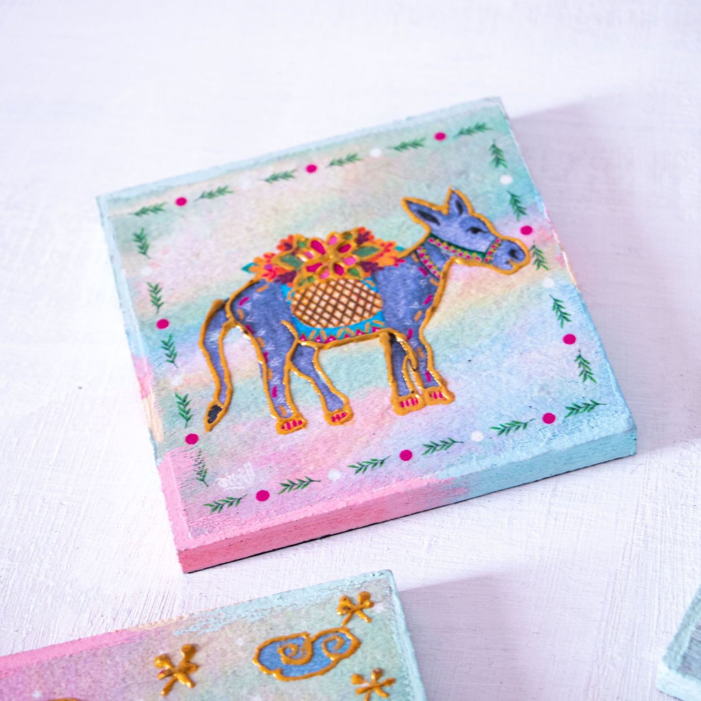 Charm of Egypt 4 coasters