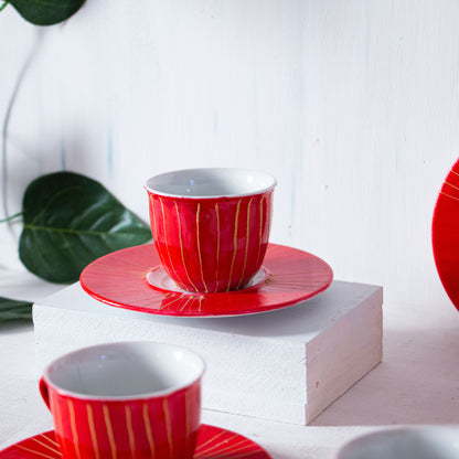 True Red Coffee Cup