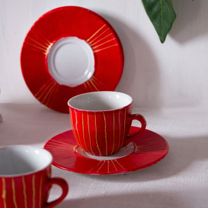 True Red Coffee Cup