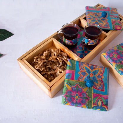 Arabic Blossom Nuts Tray 4 pieces