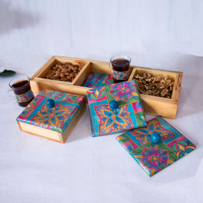 Arabic Blossom Nuts Tray 4 pieces