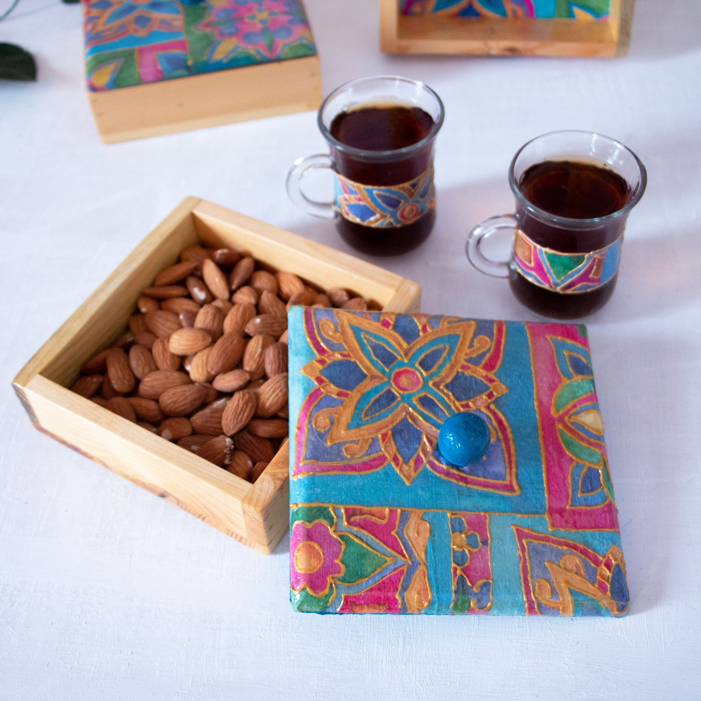 Arabic Blossom Nuts Tray 4 pieces
