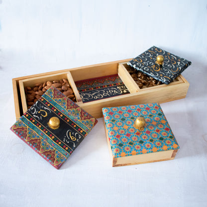 Arabesque Nuts Tray 4 pieces