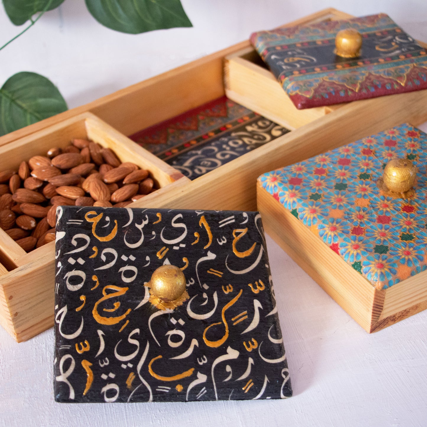 Arabesque Nuts Tray 4 pieces