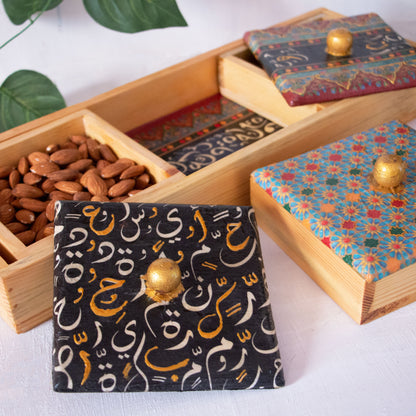 Arabesque Nuts Tray 4 pieces