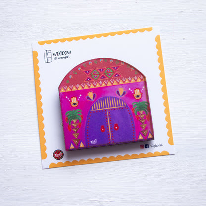 Nubian Village‬ Fridge Magnet