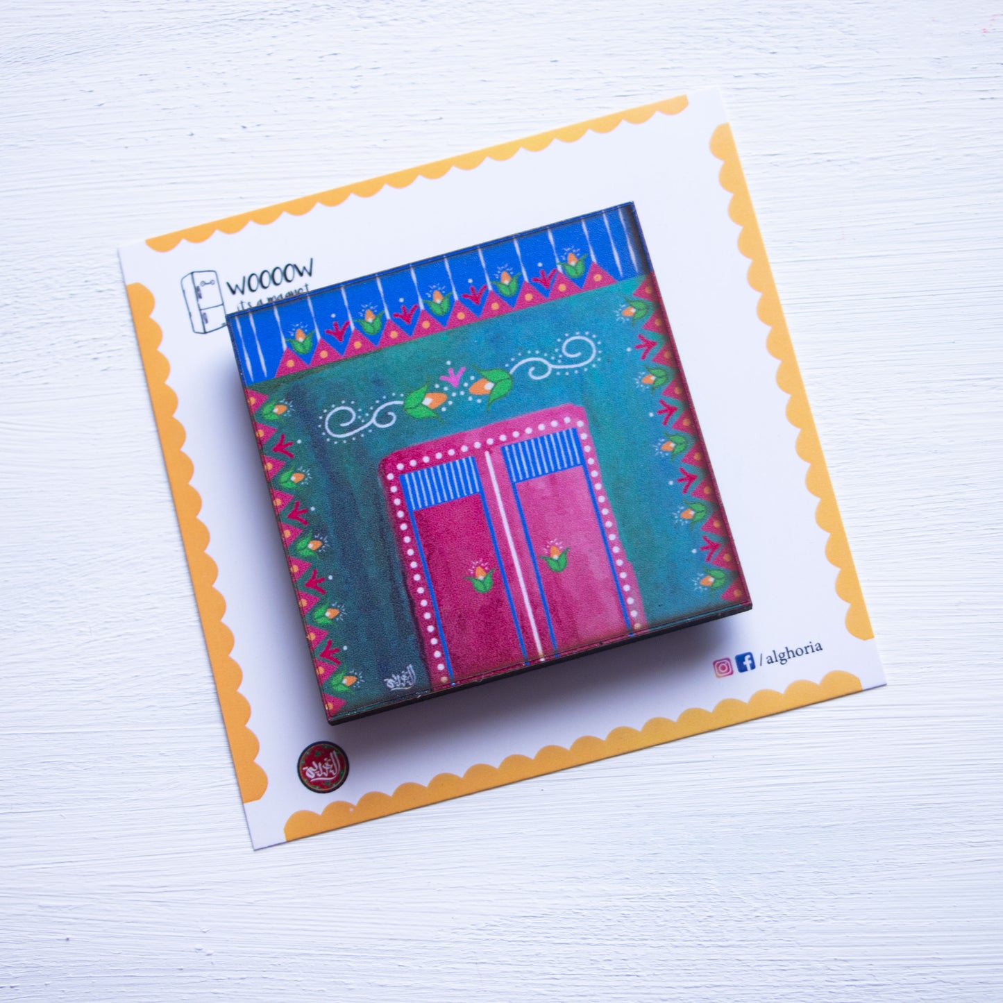 Nubian Village‬ Fridge Magnet