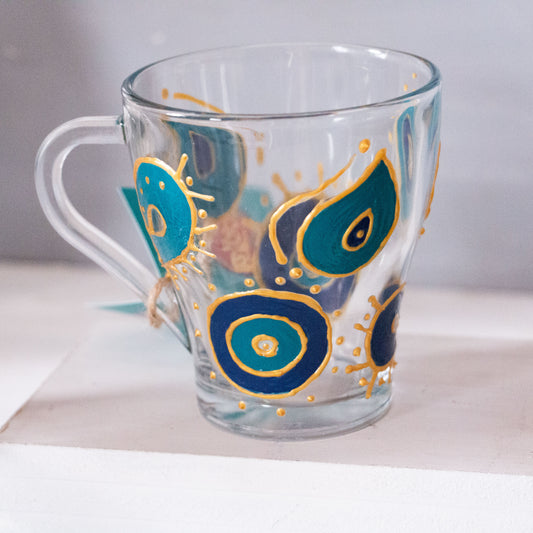 Blue Eyes Glass Cups