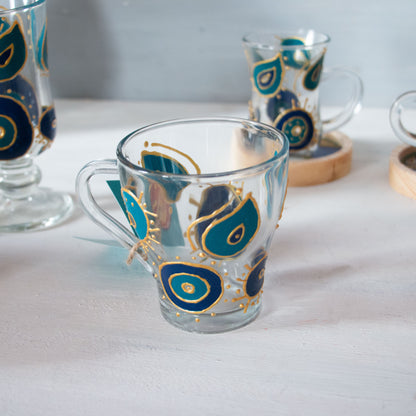 Blue Eyes Glass Cups