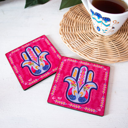 Kaf Fatma Modern Coasters