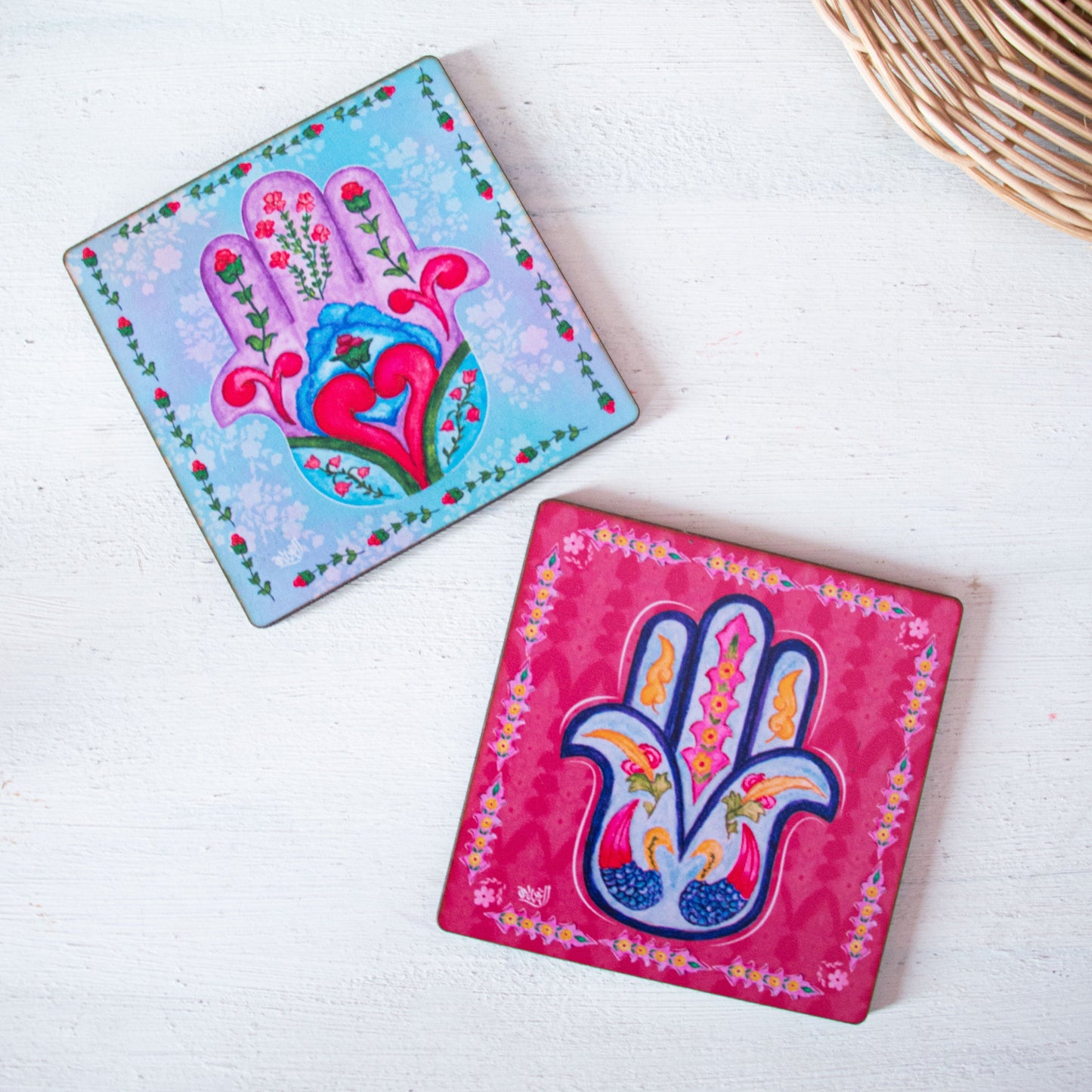 Kaf Fatma Modern Coasters