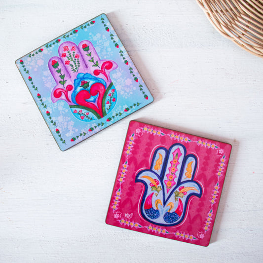 Kaf Fatma Modern Coasters