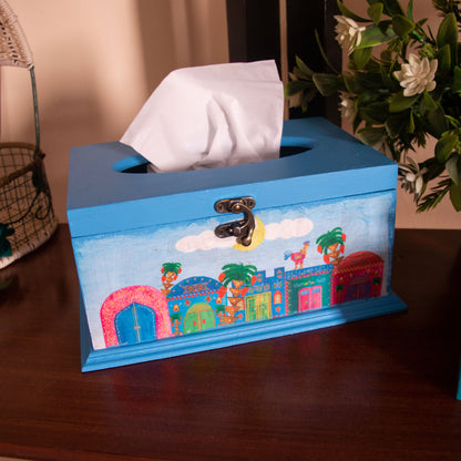 Nubian Houses Tissue Box