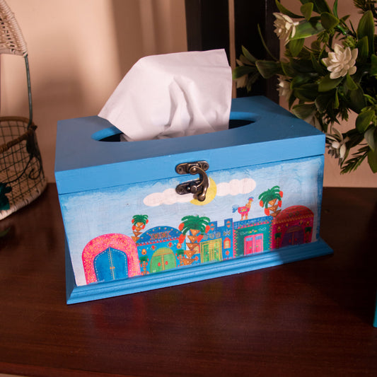 Nubian Houses Tissue Box
