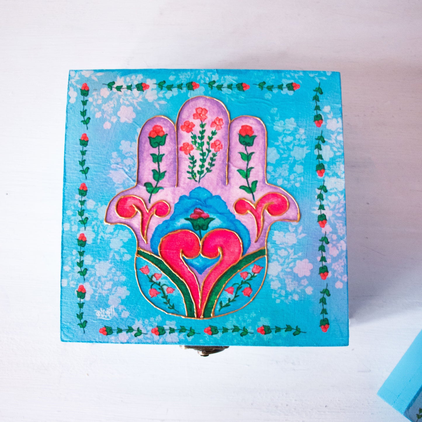 Mutifunctional Box Full Color Blue Kaf