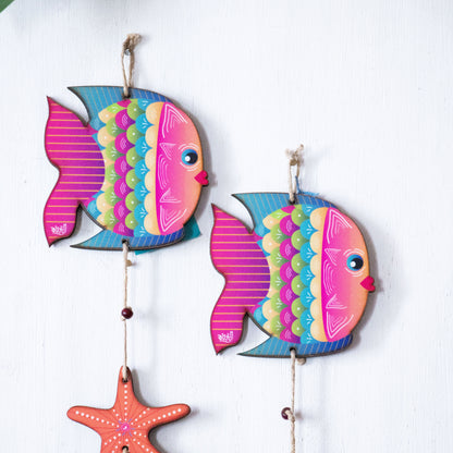Colorful Tropical Fish Zena (4 Pieces)