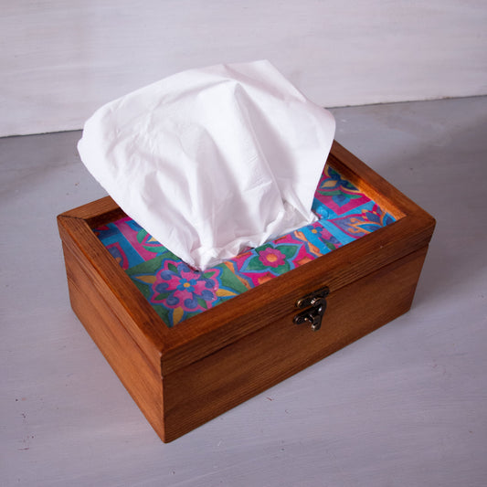 Arabic Blossom Tissue Box