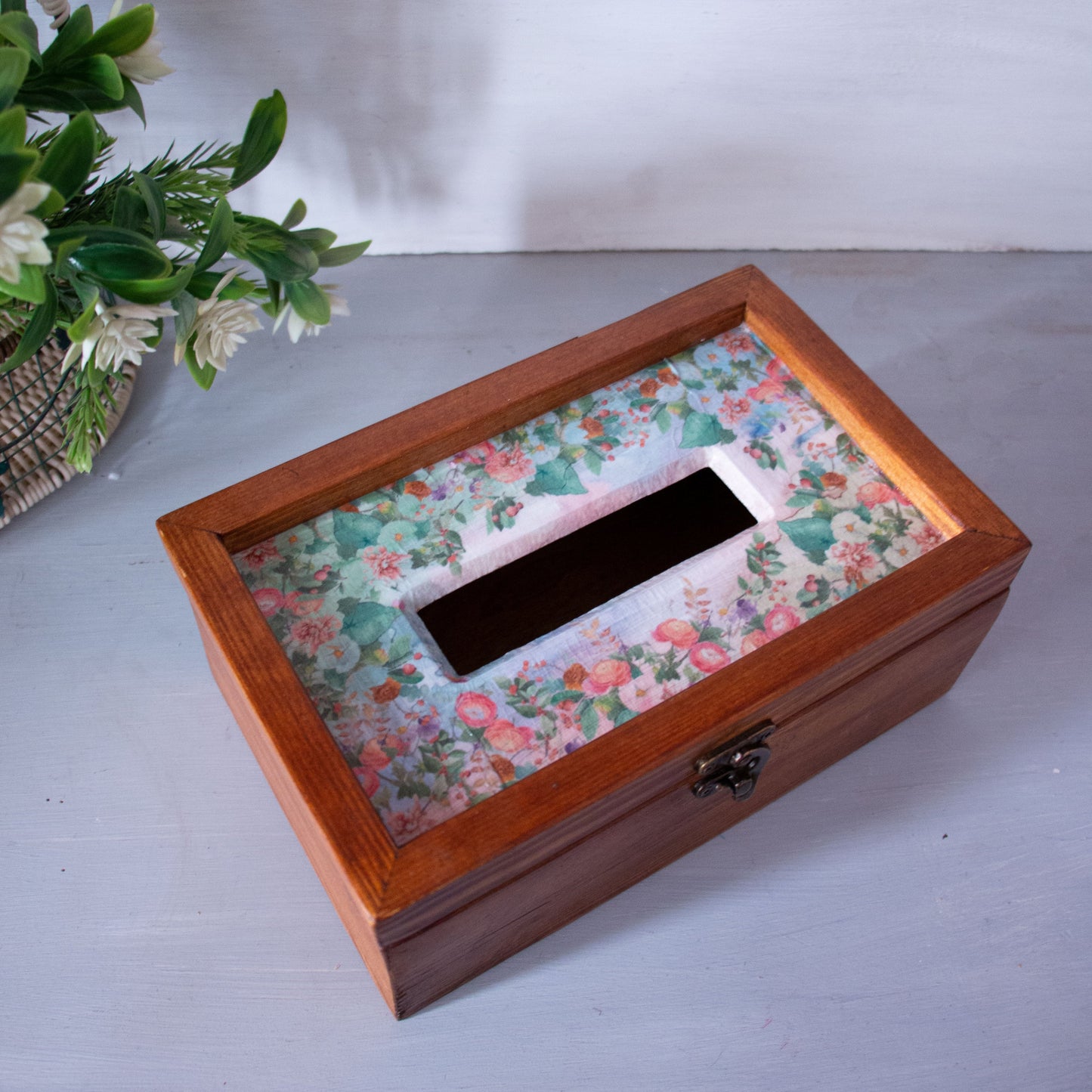 Spring Bouquet Tissue Box